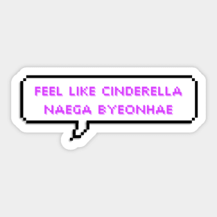 Feel like cinderella, naega byonhae - Yeonjun - Tomorrow x Together Sticker